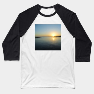 Summer Sunset In Crete sightseeing trip photography from city scape Crete Greece summer Baseball T-Shirt